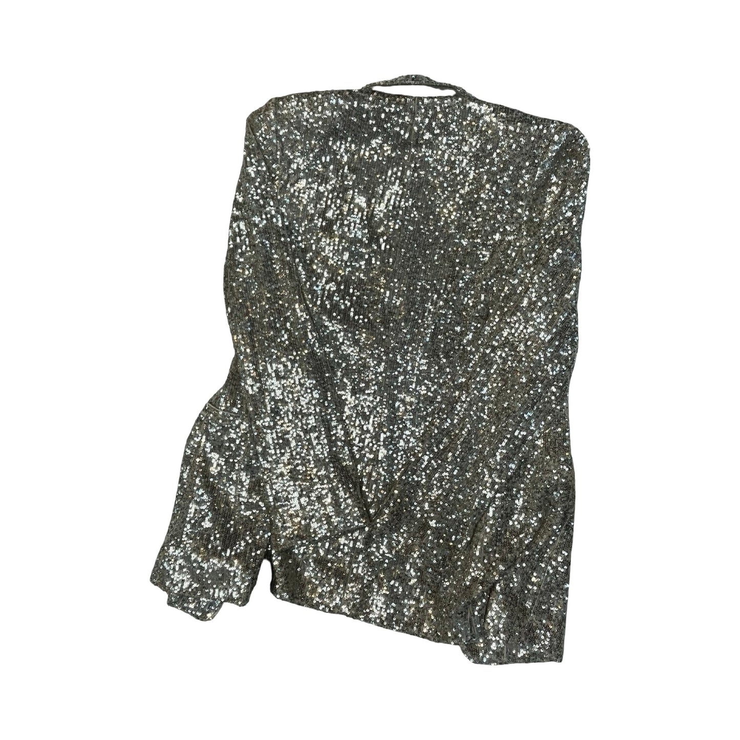 Blazer By Express In Silver, Size:S