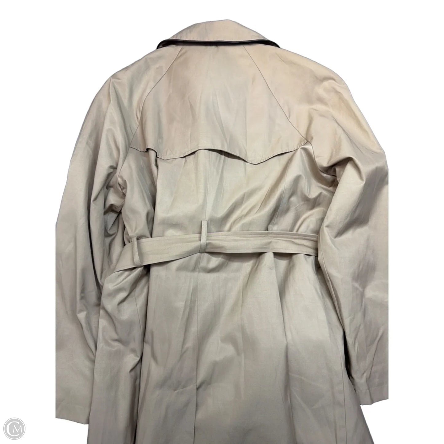 Coat Trench Coat By Ralph Lauren In Tan, Size: Xl