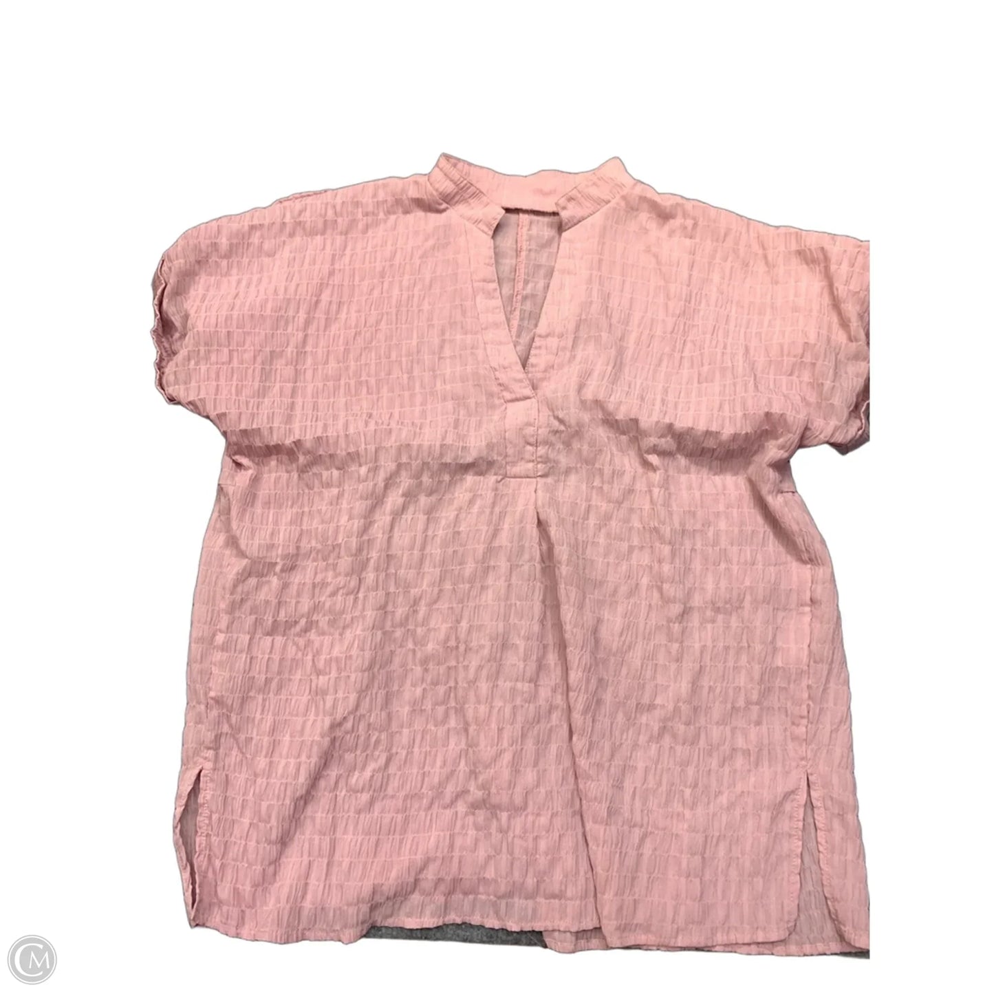 Top Short Sleeve By Clothes Mentor In Pink, Size: 1x