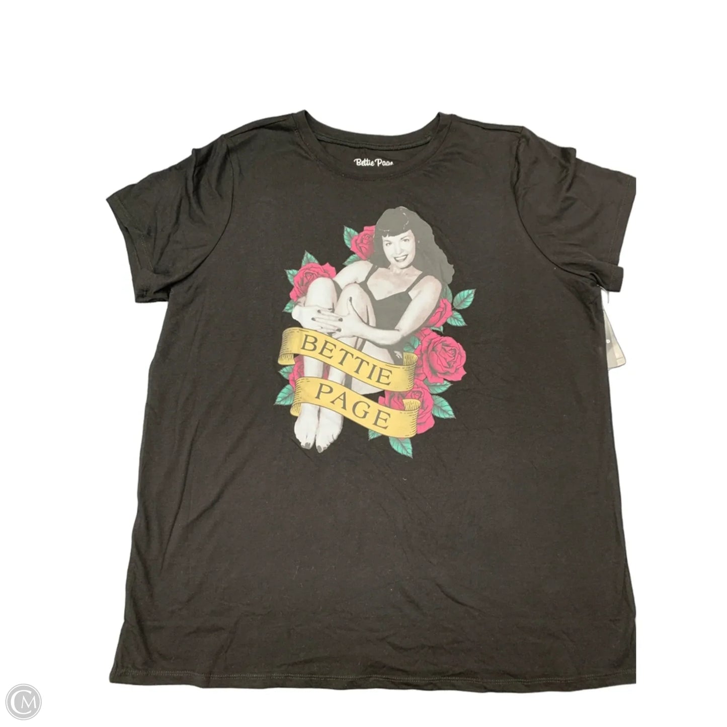 Top Short Sleeve By Torrid In Black, Size: 1x