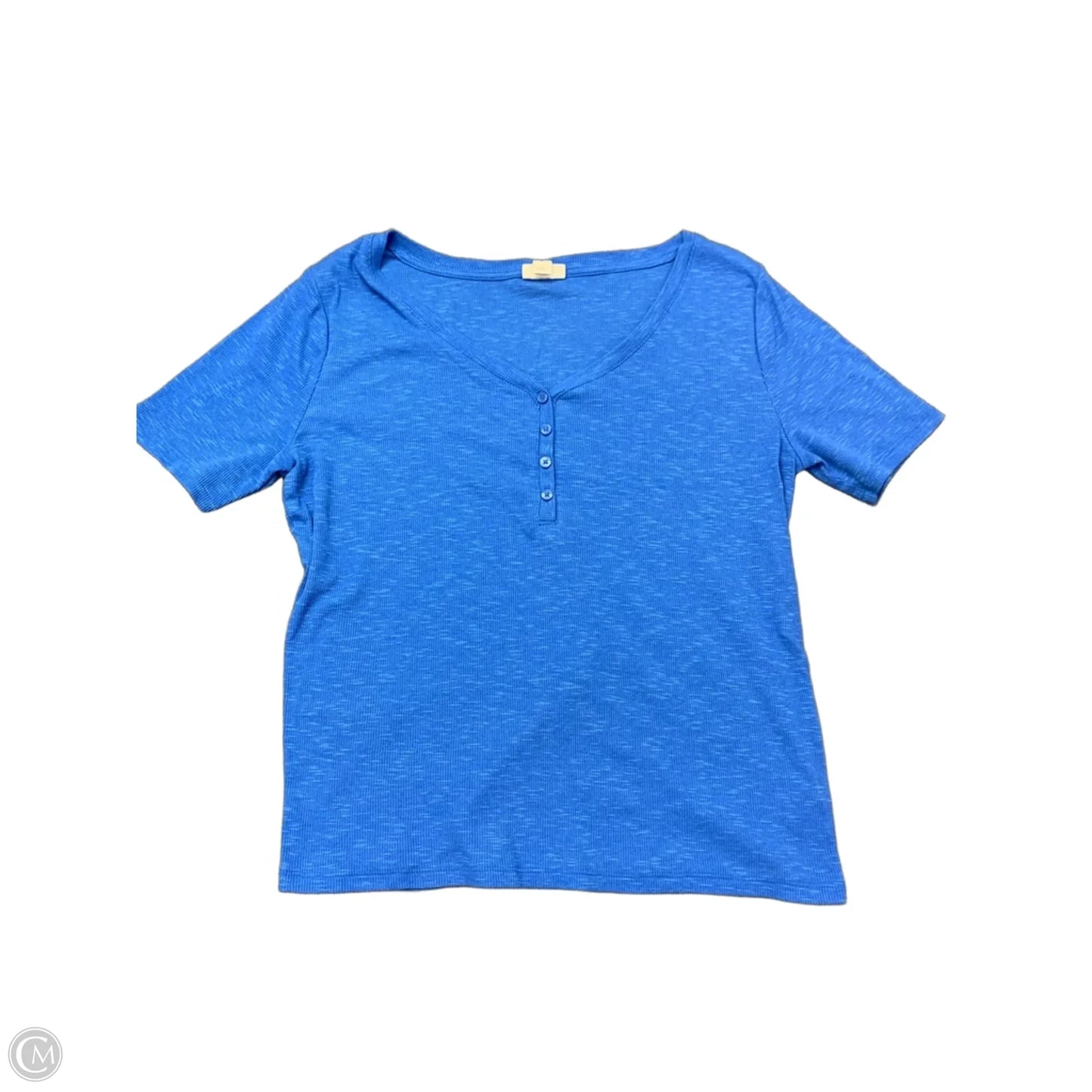Top Short Sleeve Basic By Ana In Blue, Size: Xl