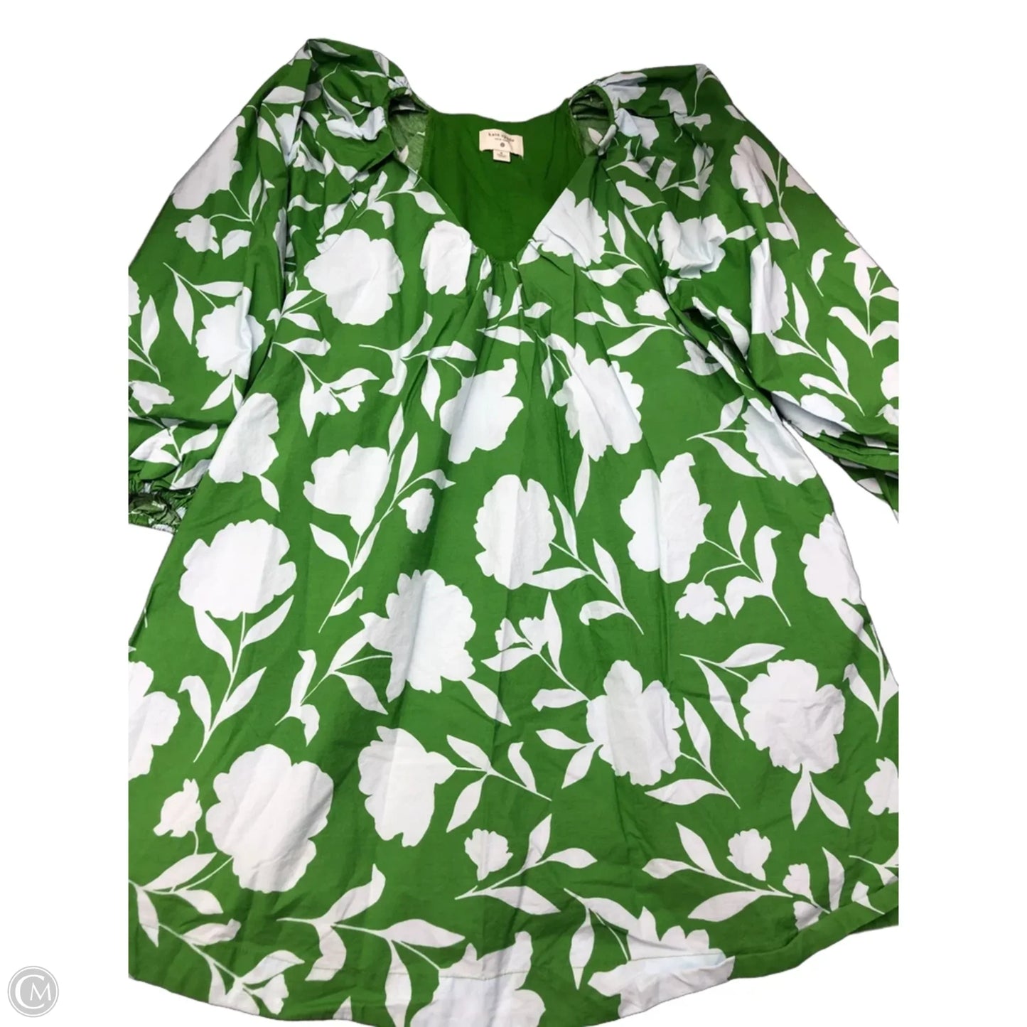 Dress Designer By Kate Spade In Blue & Green, Size: M