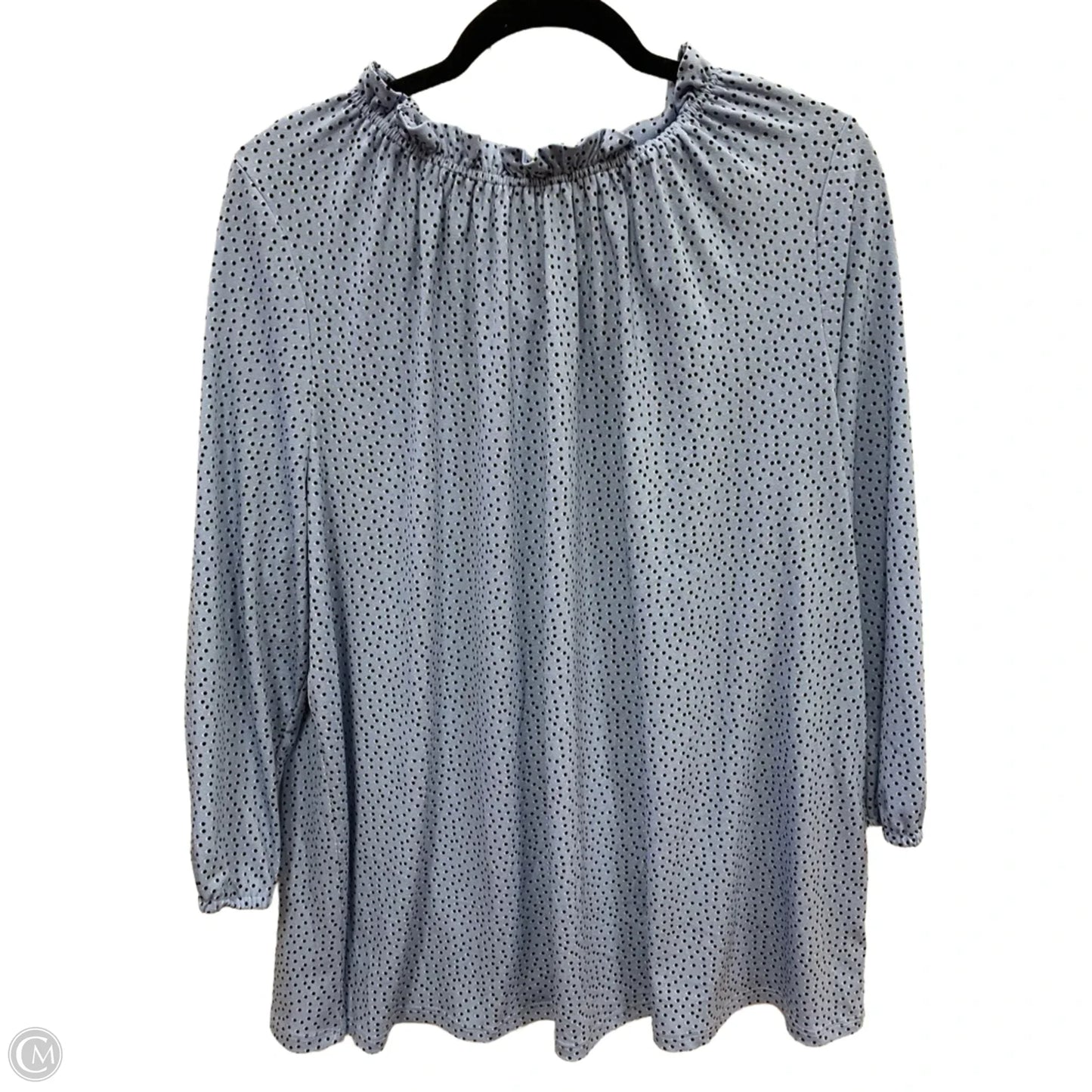 Top Long Sleeve By Adrianna Papell In Blue, Size: 1x
