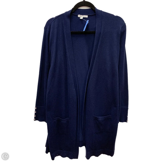 Sweater Cardigan By 89th And Madison In Navy, Size: 2x