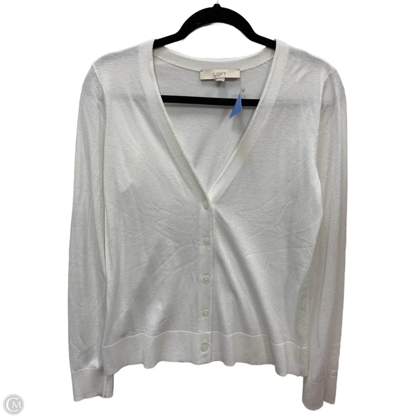 Cardigan By Loft In White, Size: S