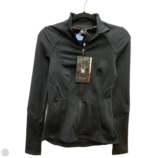 Athletic Jacket By Spyder In Black, Size: Xs