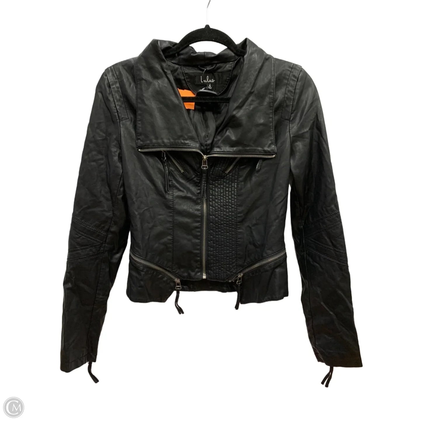 Jacket Moto By Lulus In Black, Size: S