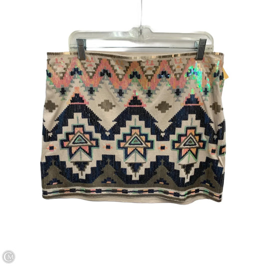 Skirt Mini & Short By Express In Multi-colored, Size: L