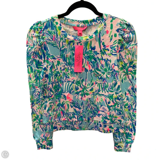 Top Long Sleeve Designer By Lilly Pulitzer In Multi-colored, Size: Xs