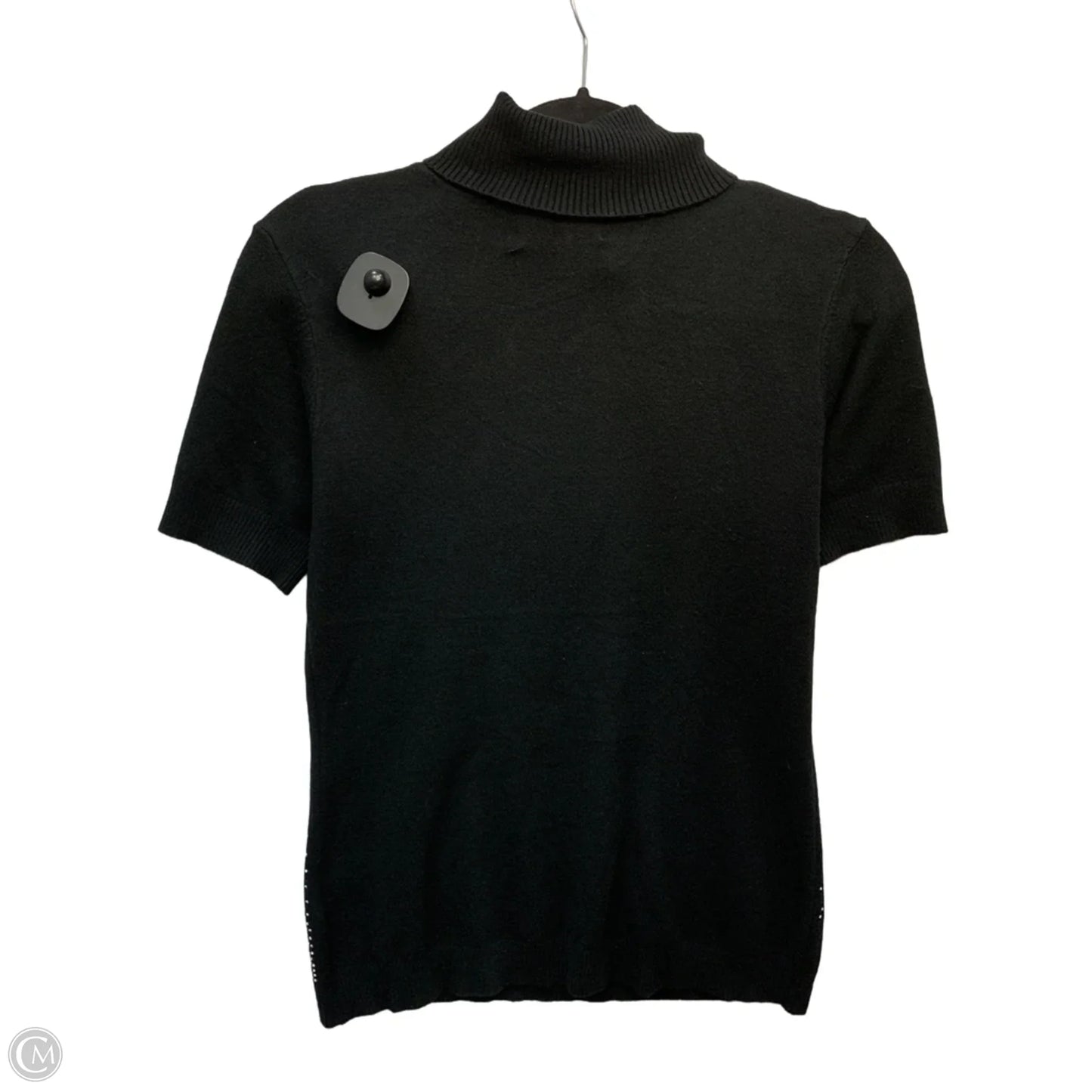 Top Short Sleeve By Frank Lyman In Black, Size: M