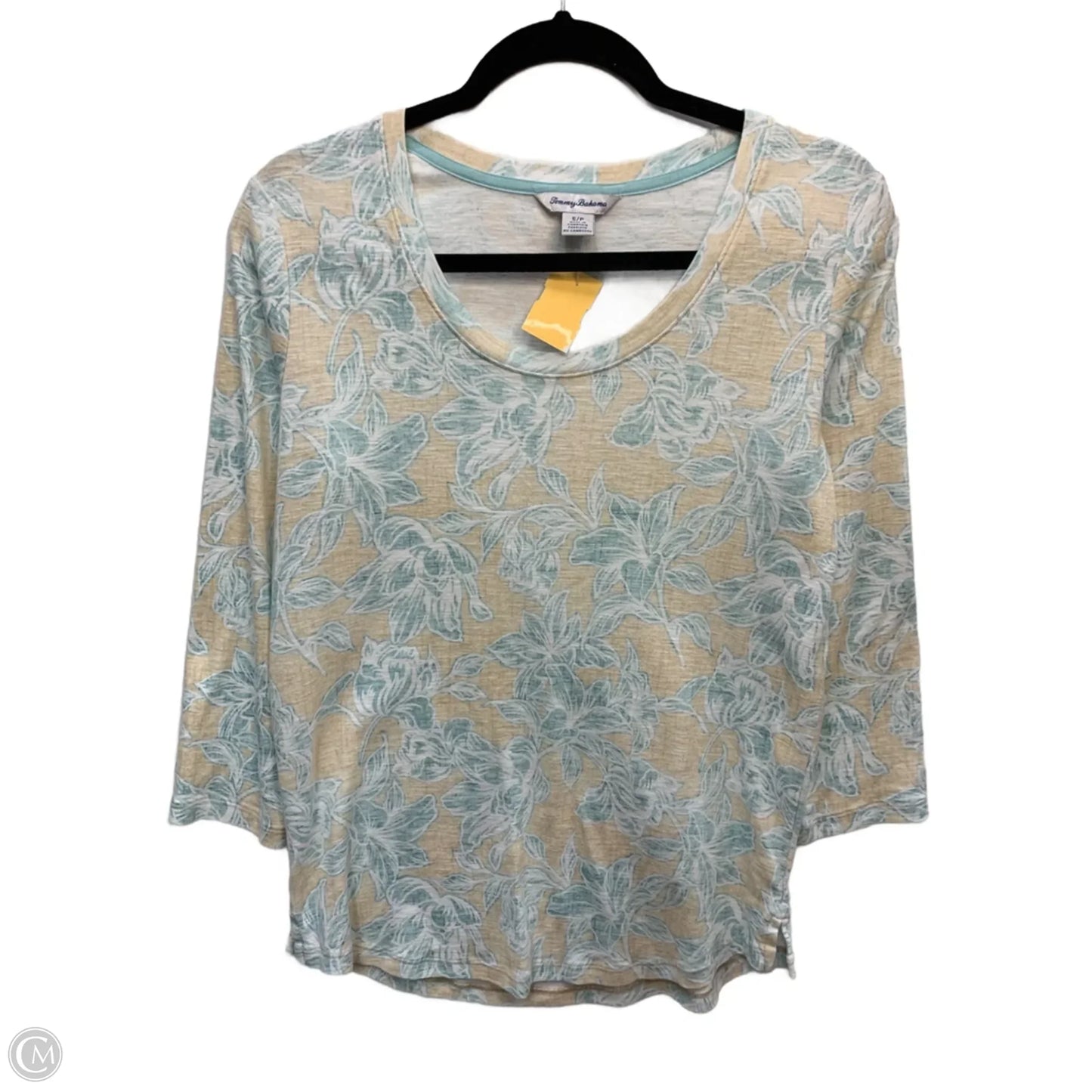 Top Long Sleeve By Tommy Bahama In Floral Print, Size: S