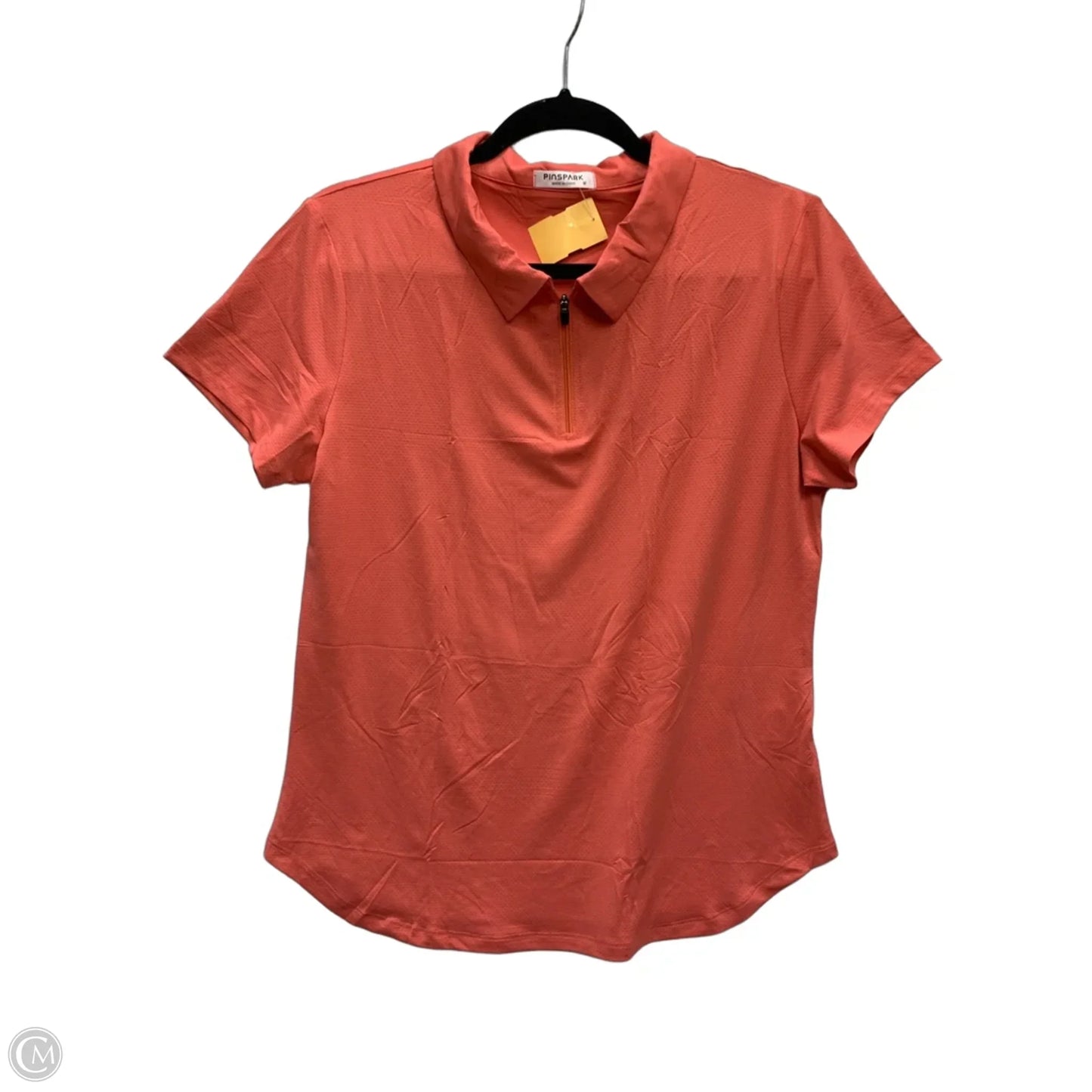 Top Short Sleeve By Cmc In Pink, Size: M