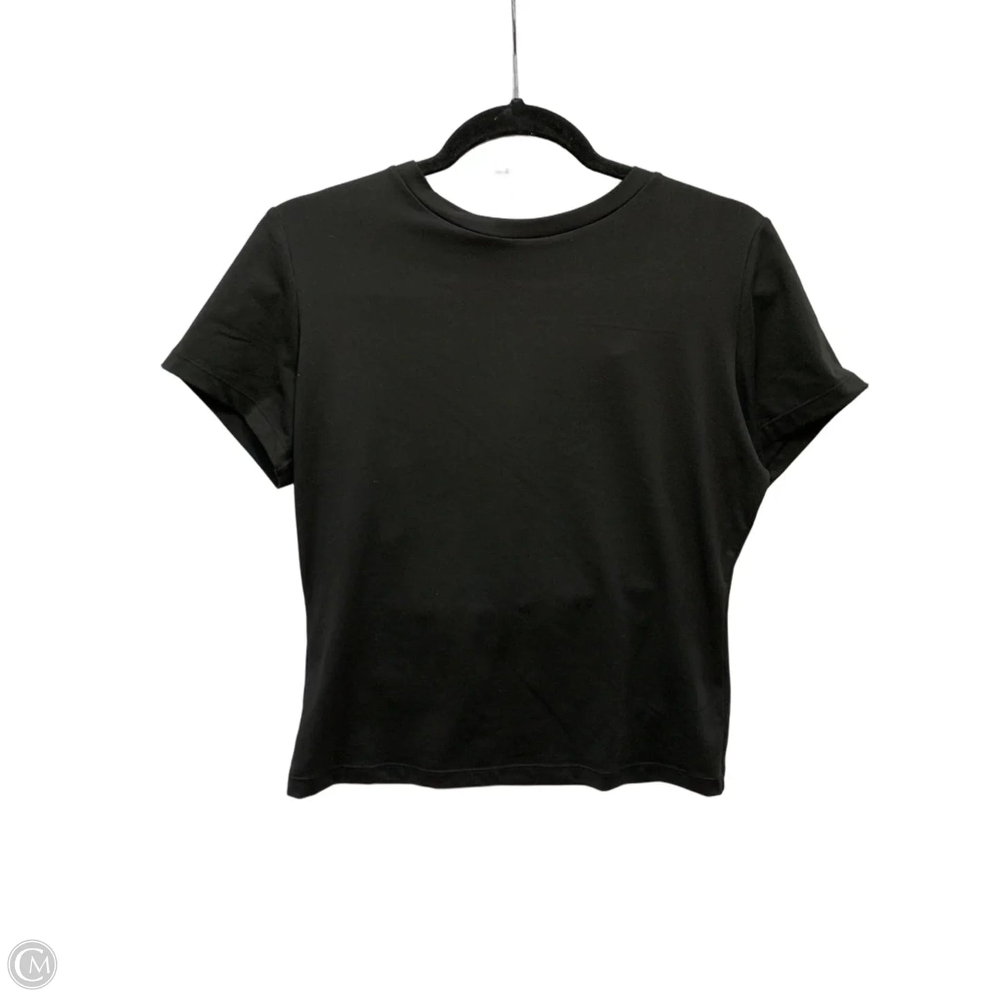 Top Short Sleeve Basic By Trendy Queen In Black, Size: L