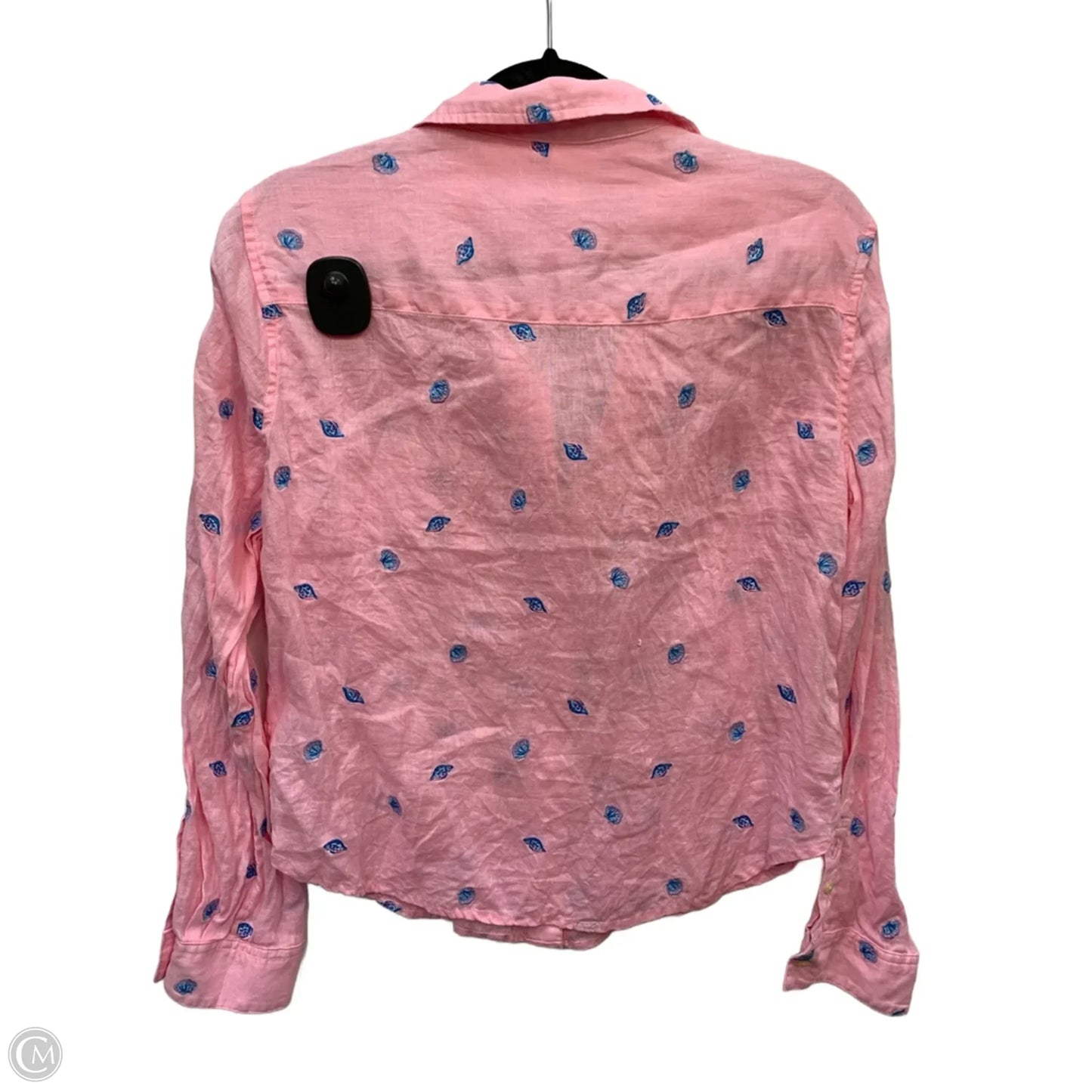 Top Long Sleeve Designer By Lilly Pulitzer In Pink, Size: M