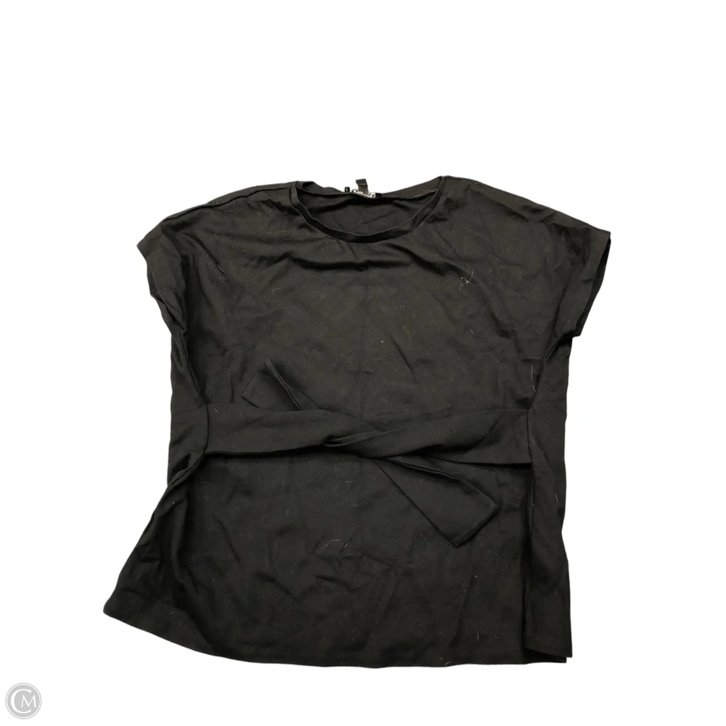 Top Short Sleeve By Express In Black, Size: S