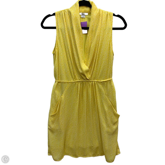 Dress Casual Short By Bar Iii In Yellow, Size: Xs
