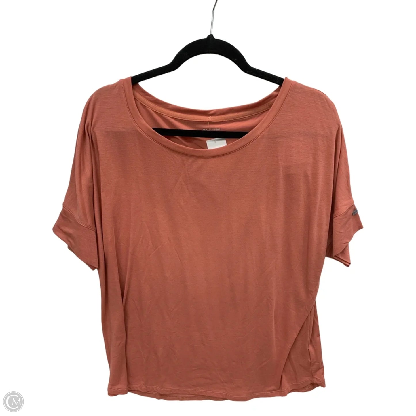 Athletic Top Short Sleeve By Columbia In Orange, Size: Xl