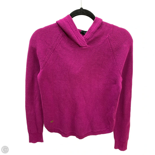 Sweatshirt Hoodie By Lauren By Ralph Lauren In Purple, Size: Sp