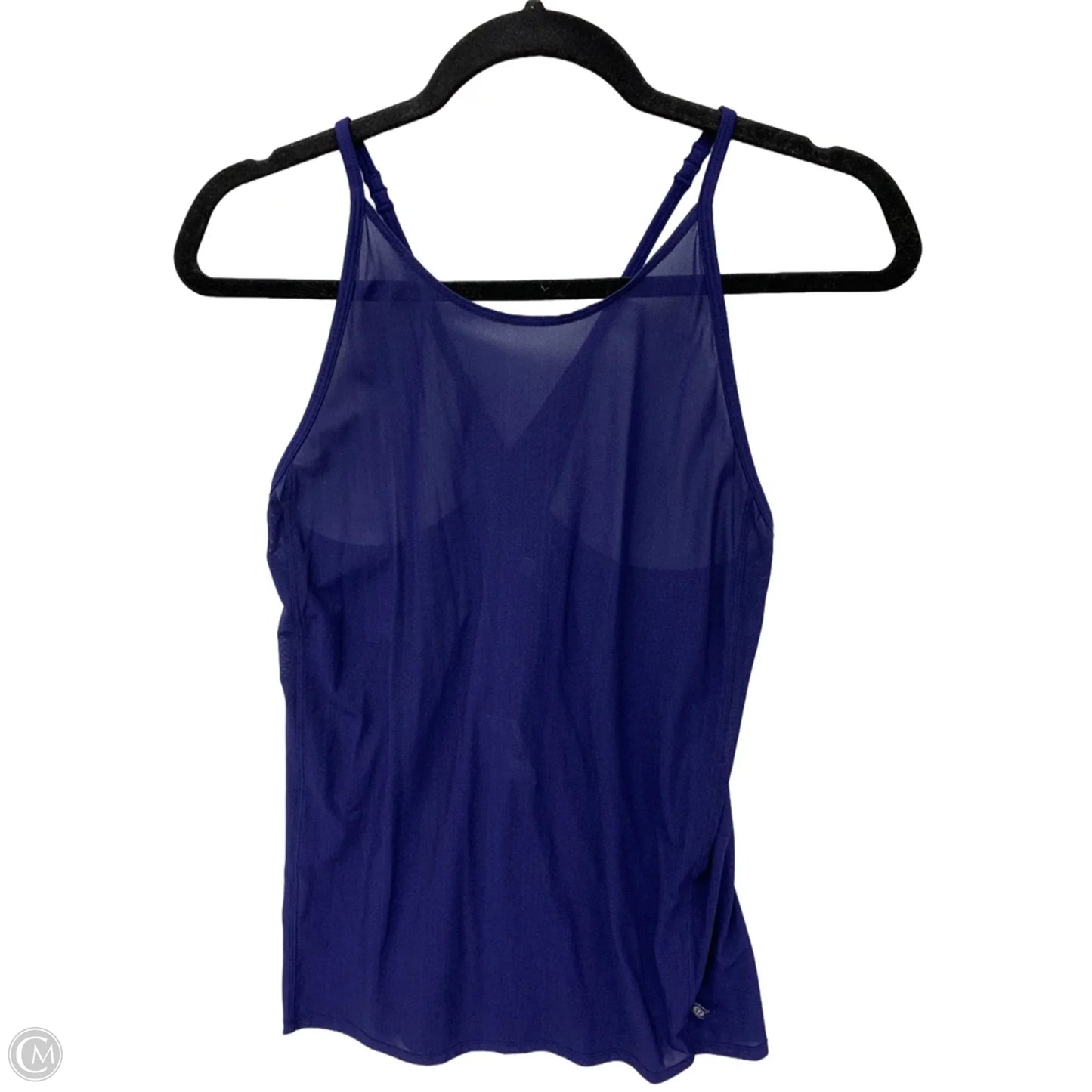 Athletic Tank Top By Lululemon In Navy, Size: M