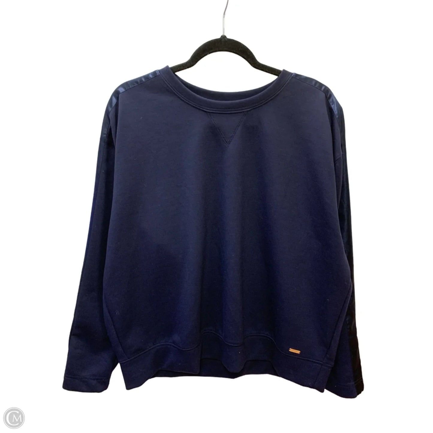 Sweatshirt Crewneck By Calvin Klein In Navy, Size: Xl