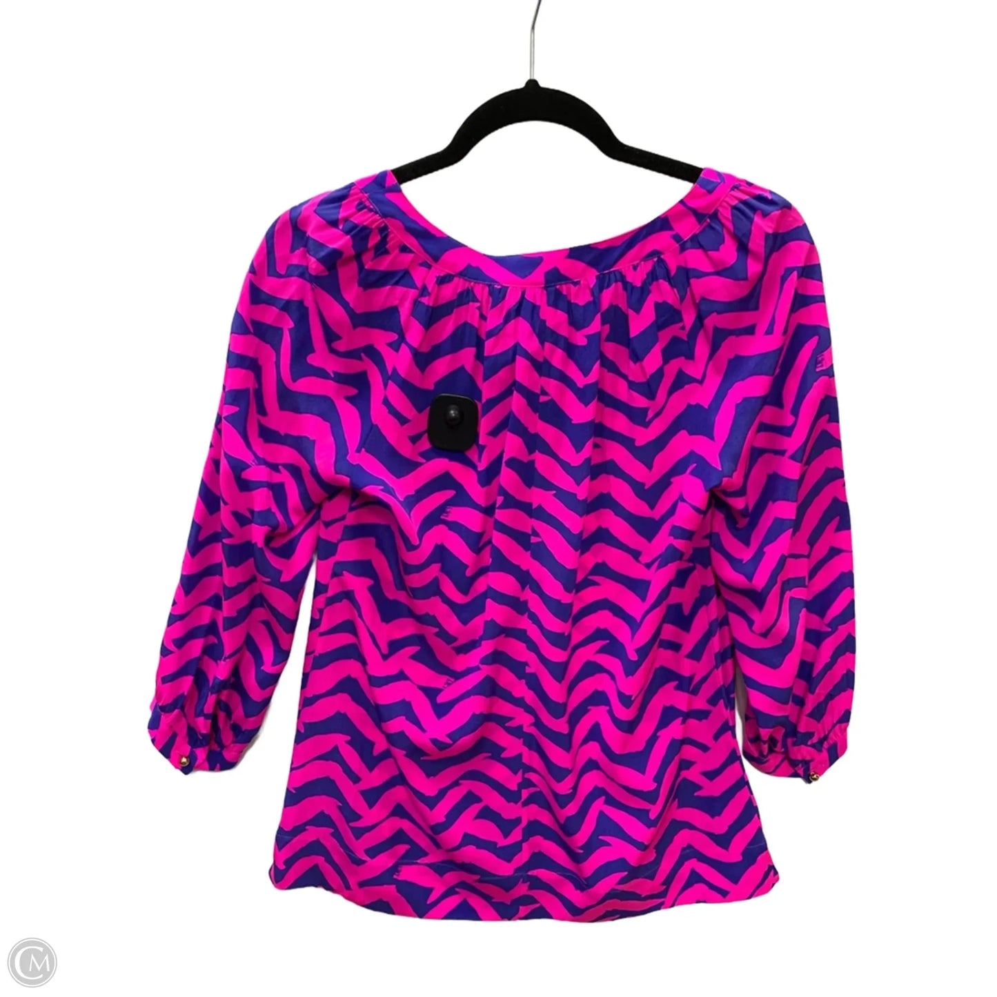 Top Long Sleeve Designer By Lilly Pulitzer In Pink, Size: Xs