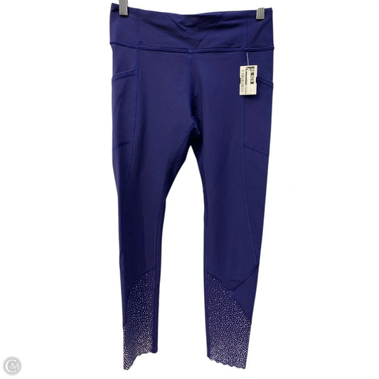 Athletic Leggings By Lululemon In Blue, Size: 6