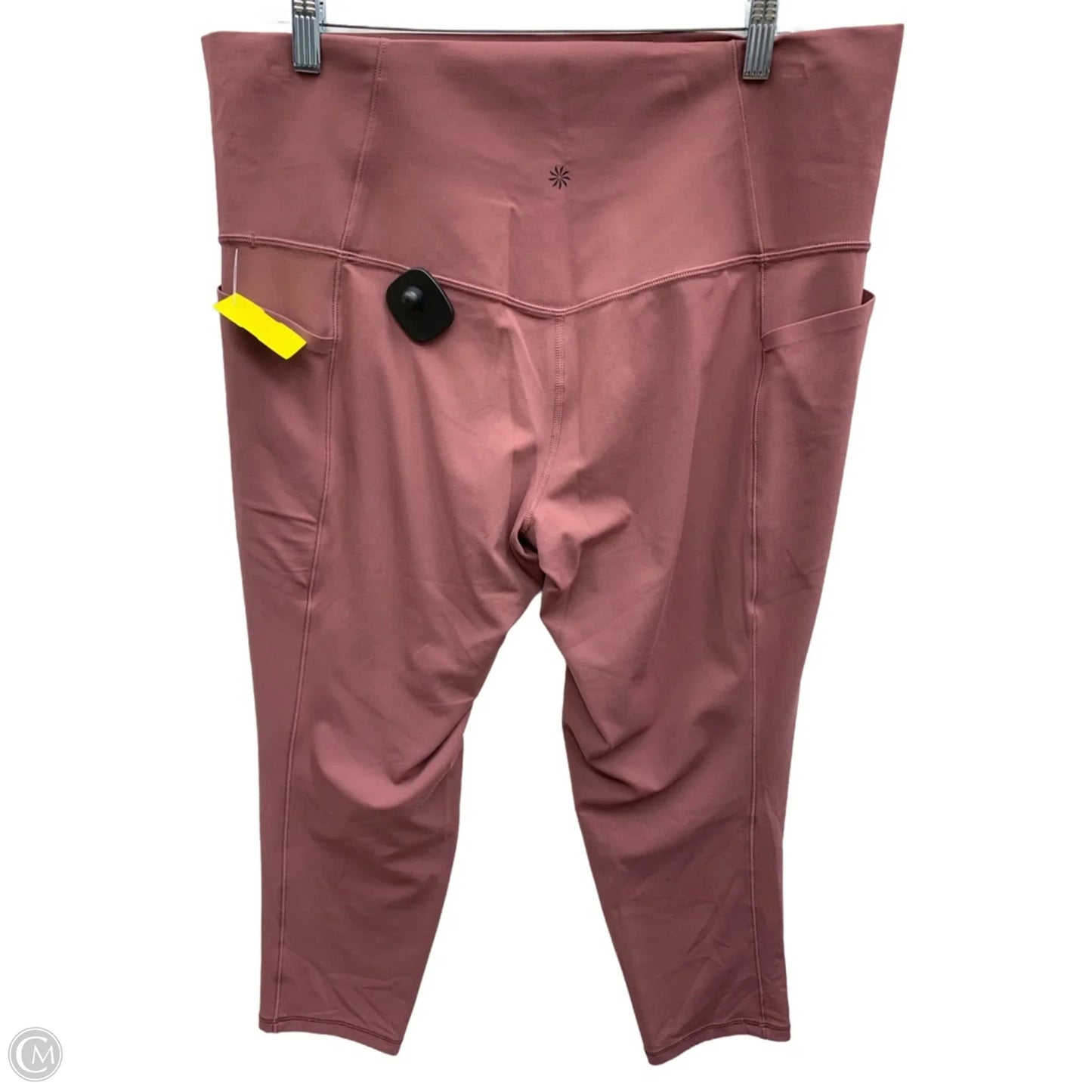 Athletic Leggings By Athleta In Mauve, Size: 2x