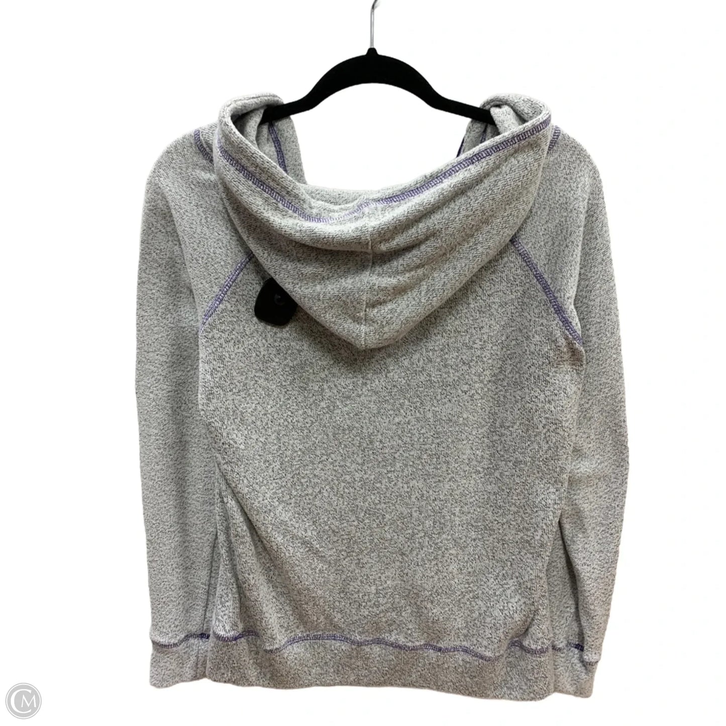 Sweatshirt Hoodie By Clothes Mentor In Grey, Size: S