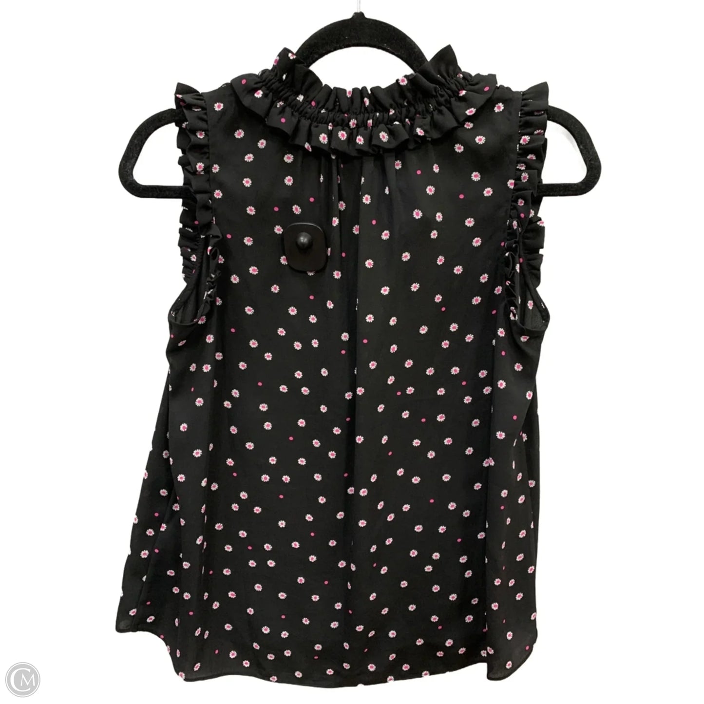 Top Sleeveless Designer By Kate Spade In Black, Size: S