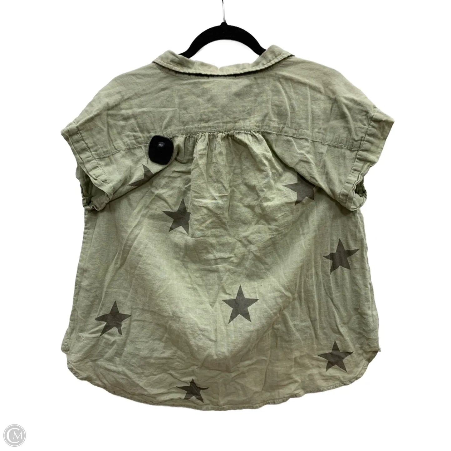 Top Short Sleeve By Sundry In Green, Size: S