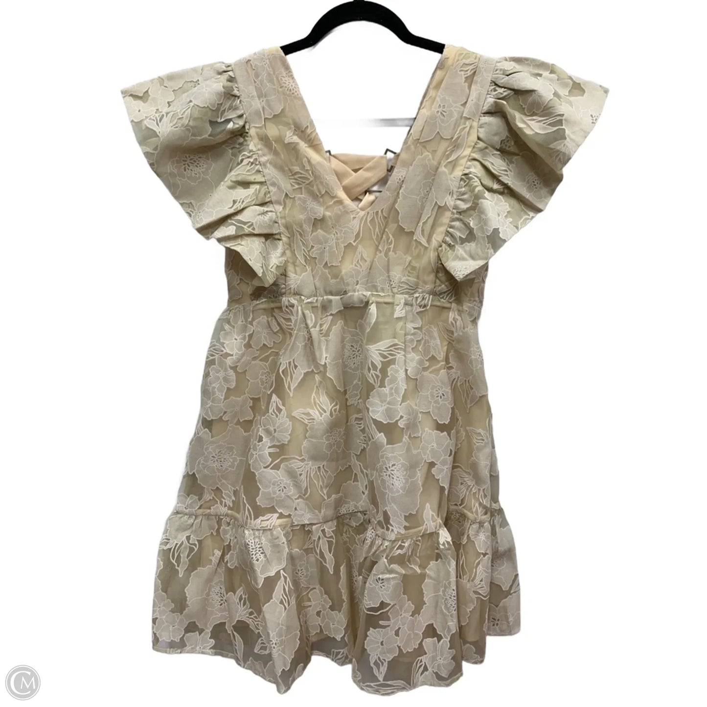 Dress Party Short By Tcec In Beige, Size: M