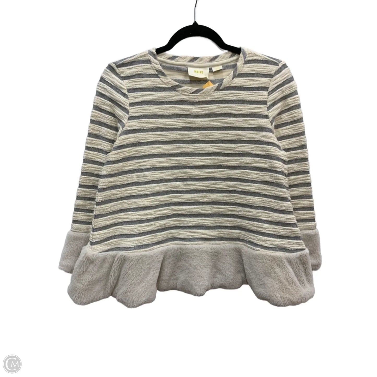 Top Long Sleeve By Maeve In Beige, Size: Xs