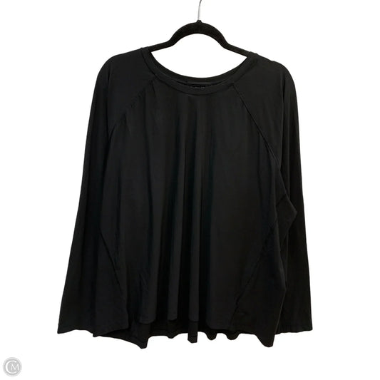 Athletic Top Long Sleeve Crewneck By Athleta In Black, Size: 3x