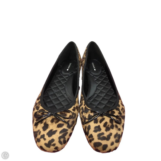 Shoes Flats By Birdies In Animal Print, Size: 9.5