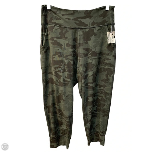 Athletic Capris By Lululemon In Camouflage Print, Size: 10