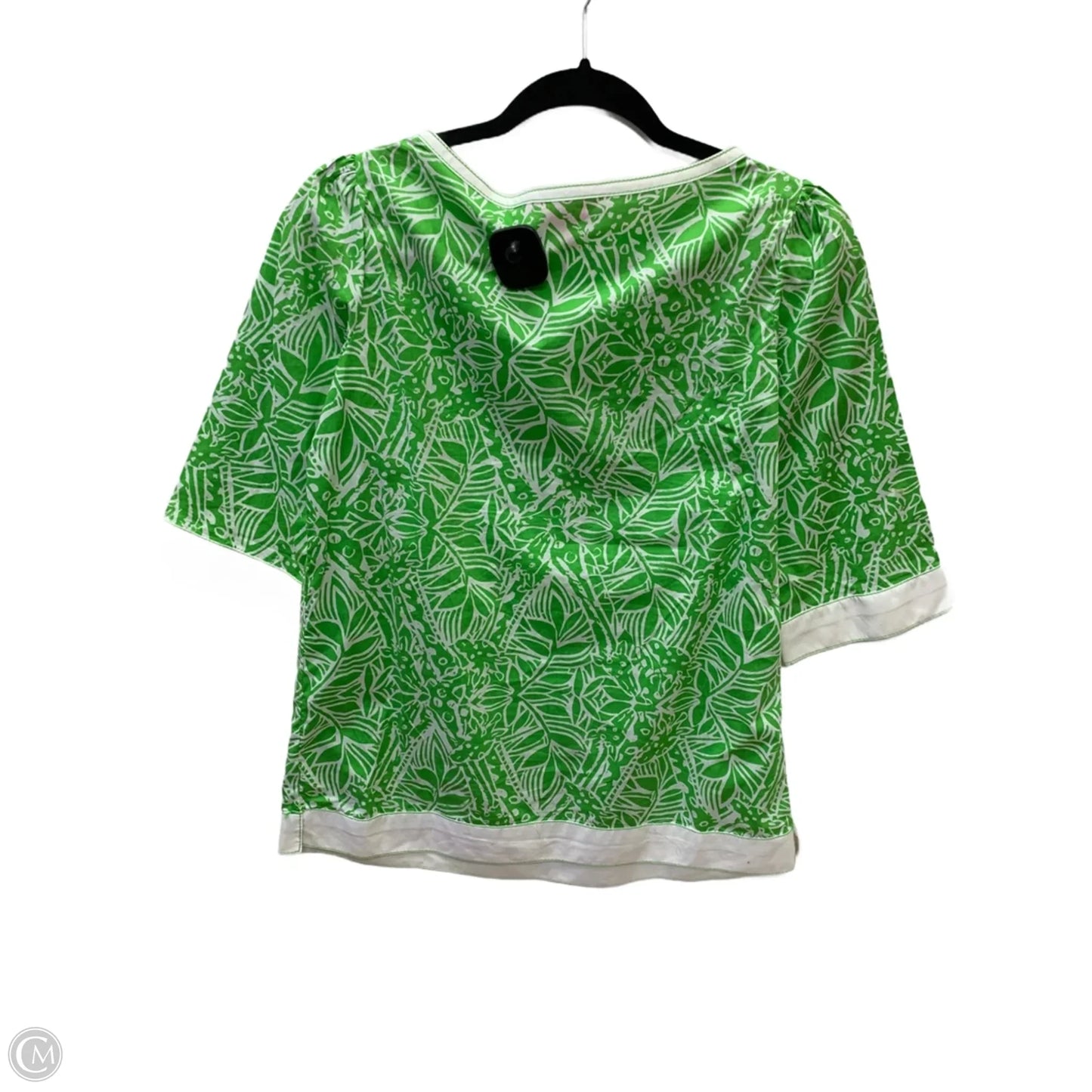 Top Long Sleeve Designer By Lilly Pulitzer In Green, Size: Xs