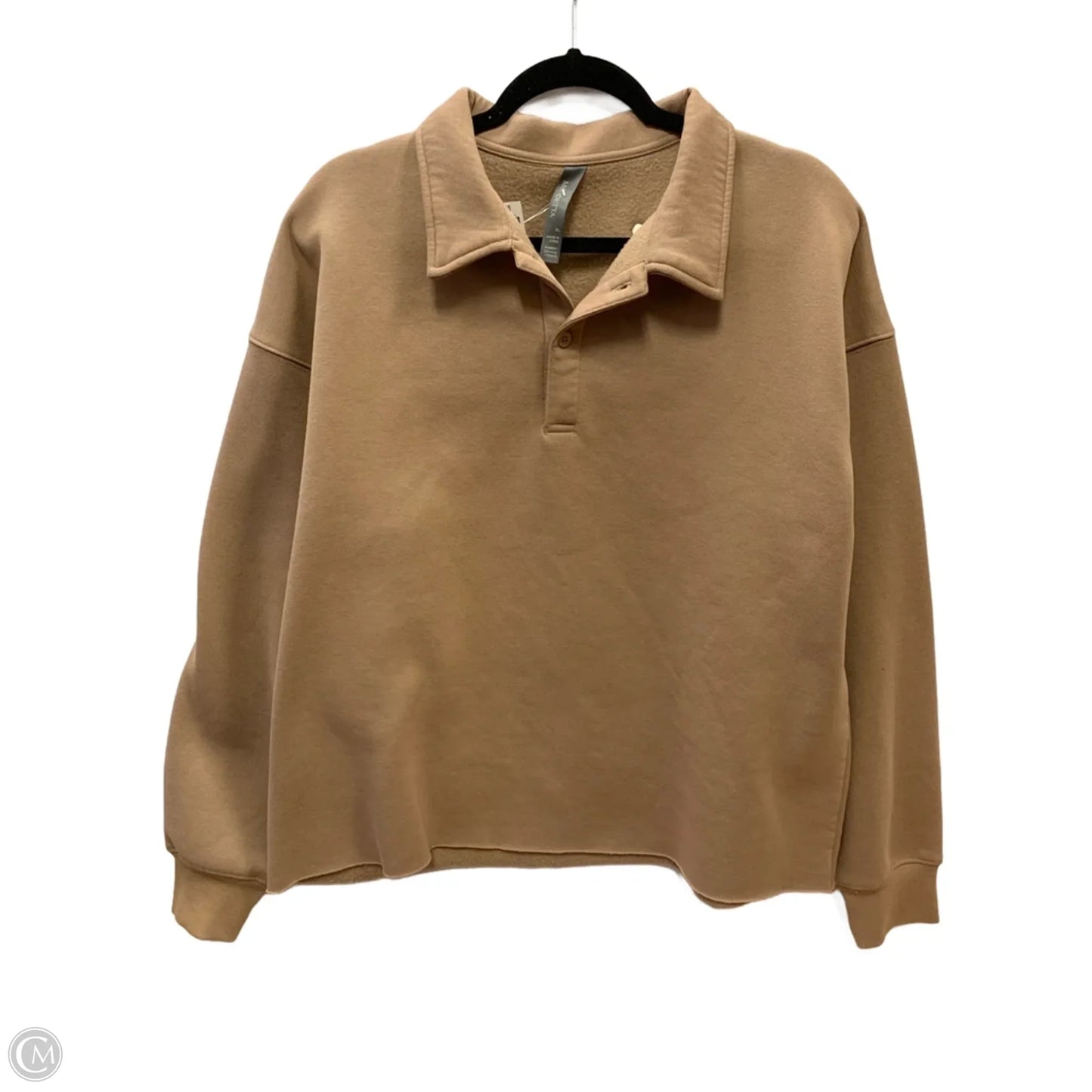Sweatshirt Collar By Mondetta In Brown, Size: Xl