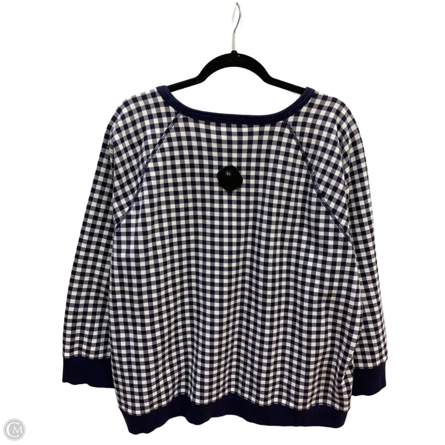 Sweatshirt Crewneck By Draper James In Navy, Size: 2x