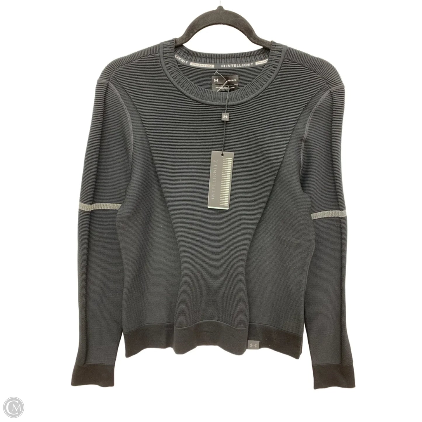 Athletic Sweatshirt Crewneck By Under Armour In Black, Size: M