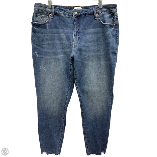 Jeans Skinny By Pistola In Blue Denim, Size: 2x