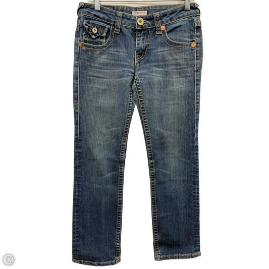 Jeans Straight By True Religion In Blue Denim, Size: 4