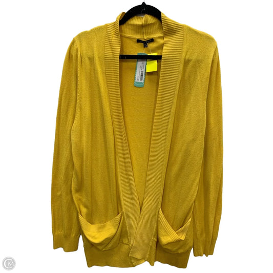 Cardigan By Staccato In Yellow, Size: Xxl