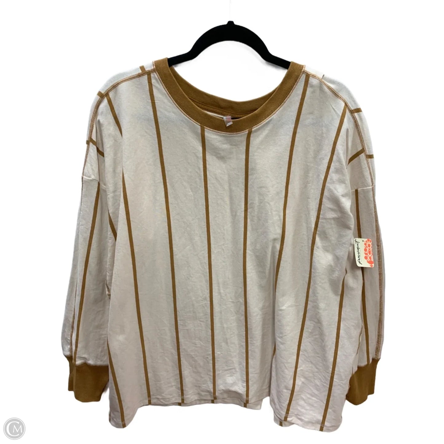 Sweatshirt Crewneck By Free People In Striped Pattern, Size: S