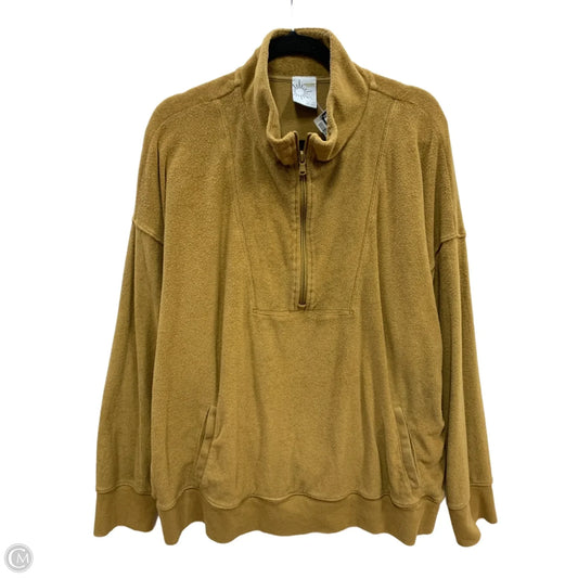 Sweatshirt Collar By Offline In Yellow, Size: Xxl
