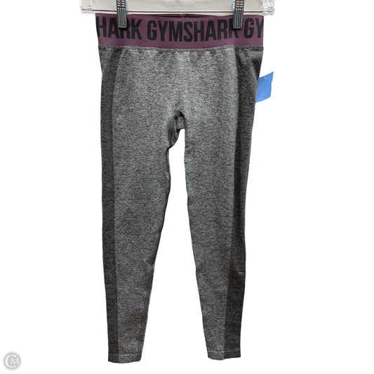Athletic Leggings By Gym Shark In Grey, Size: S