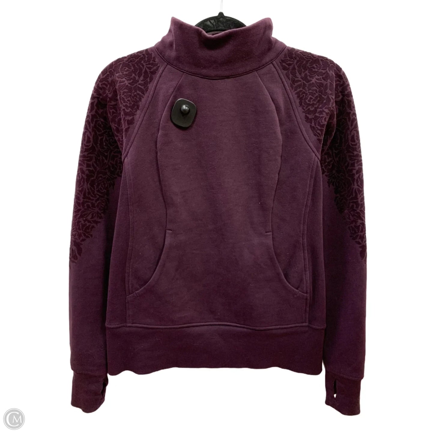 Sweatshirt Collar By Lululemon In Purple, Size: S