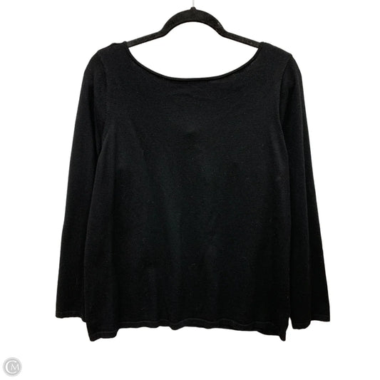 Top Long Sleeve Designer By Lilly Pulitzer In Black, Size: Xl