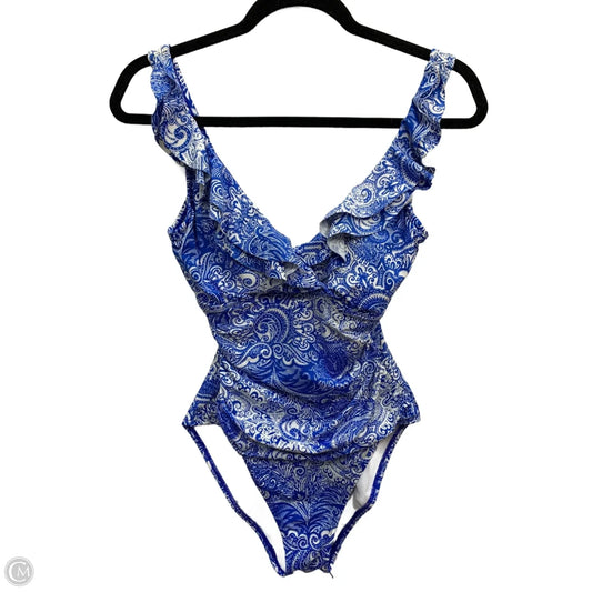 Swimsuit By Lauren By Ralph Lauren In Blue, Size: S