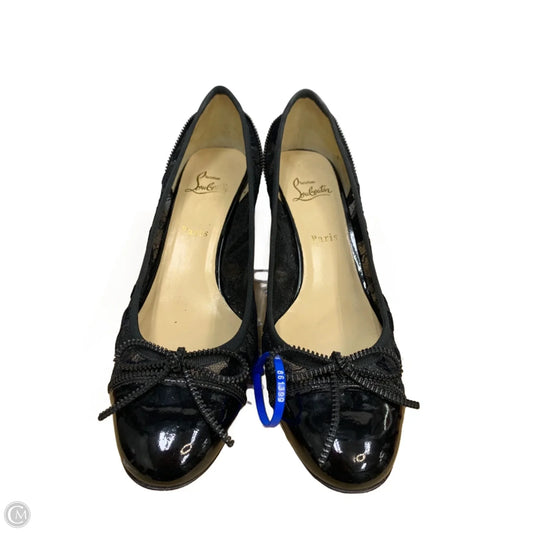 Shoes Luxury Designer By Christian Louboutin In Black, Size: 11