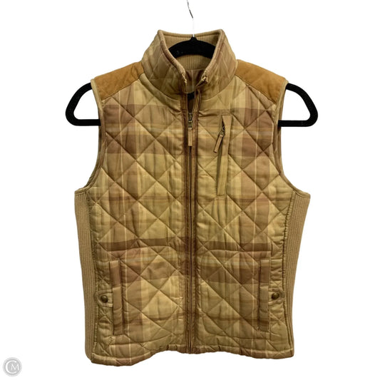 Vest Puffer & Quilted By Lauren By Ralph Lauren In Tan, Size: S